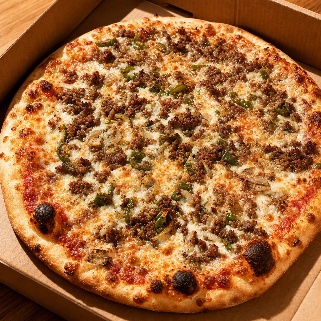 #3 Steak Bomb Pizza.