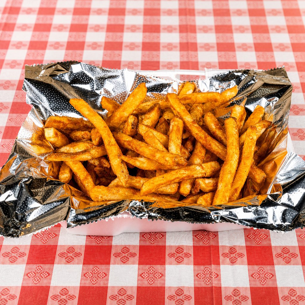 Spicy fries.