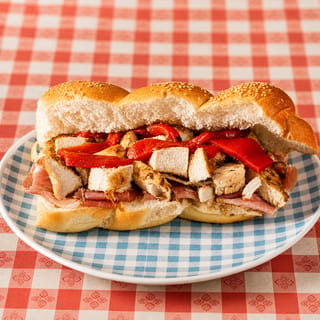 Grilled Chicken, Prosciutto & Roasted Red Peppers
