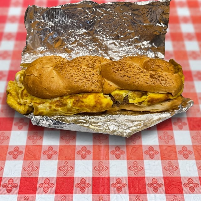 Steak, Egg & Cheese.