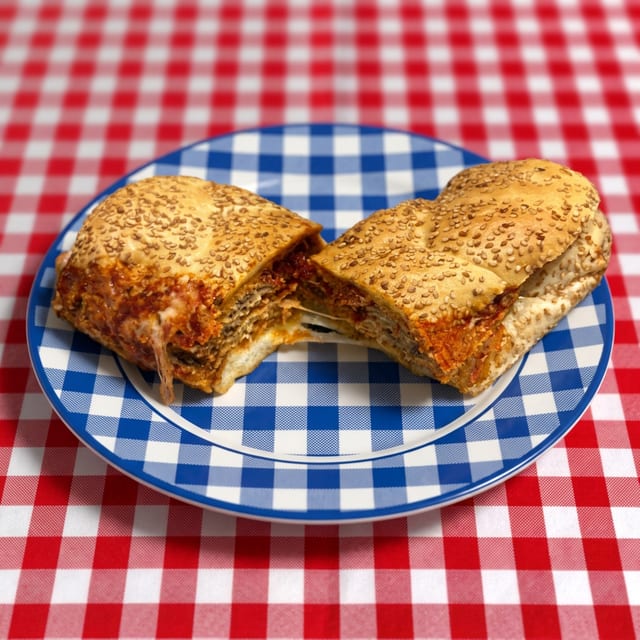 Eggplant Parmaigiana.
