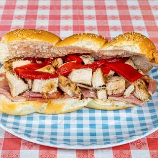 Grilled Chicken, Prosciutto & Roasted Red Peppers