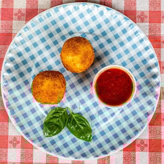 Arancini's with marinara sauce